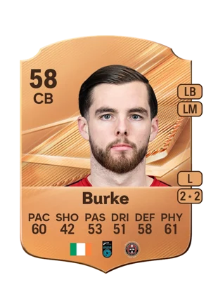 Burke - 58 - Rare EA FC 27 card