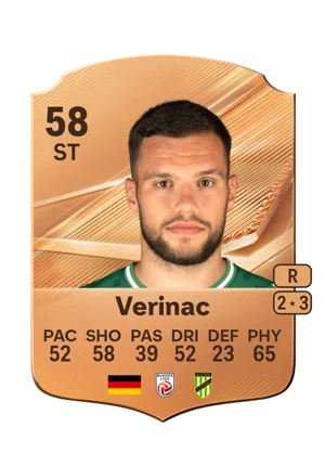 Verinac - 58 - Rare EA FC 27 card