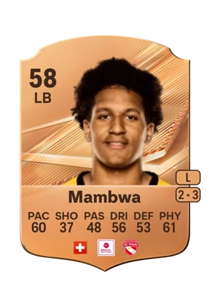 Mambwa - 58 - Rare EA FC 27 card