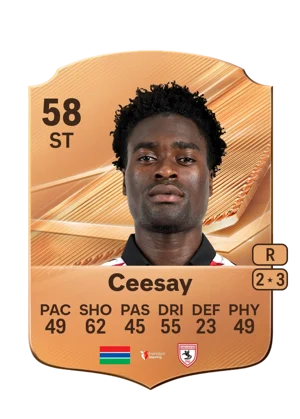 Ceesay - 58 - Rare EA FC 27 card
