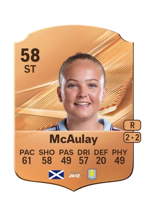 McAulay - 58 - Rare EA FC 27 card