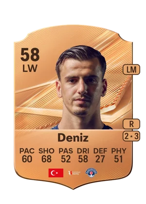 Deniz - 58 - Rare EA FC 27 card