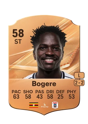 Bogere - 58 - Rare EA FC 27 card