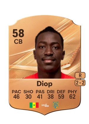 Diop - 58 - Rare EA FC 27 card