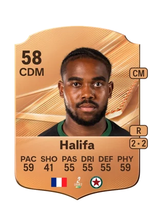 Halifa - 58 - Rare EA FC 27 card