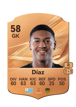 Díaz - 58 - Rare EA FC 27 card