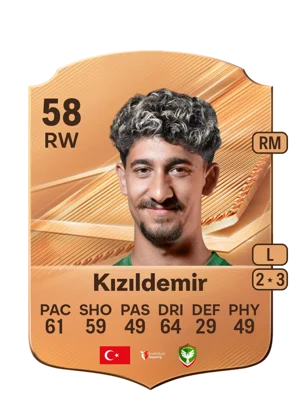 Kızıldemir - 58 - Rare EA FC 27 card