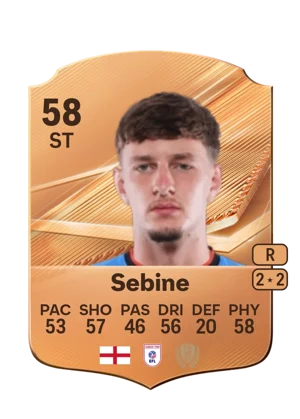 Sebine - 58 - Rare EA FC 27 card