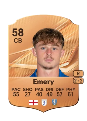 Emery - 58 - Rare EA FC 27 card