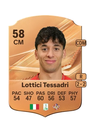 Lottici Tessadri - 58 - Rare EA FC 27 card