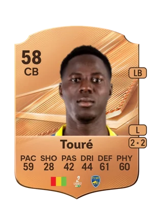 Touré - 58 - Rare EA FC 27 card
