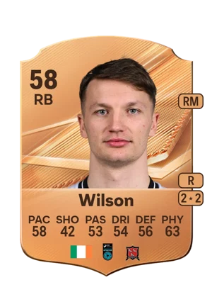Wilson - 58 - Rare EA FC 27 card