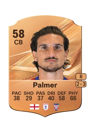 Palmer - 58 - Rare EA FC 27 card