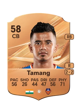 Tamang - 58 - Rare EA FC 27 card