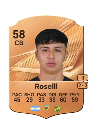 Roselli - 58 - Rare EA FC 27 card