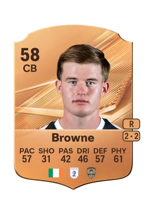 Browne - 58 - Rare EA FC 27 card