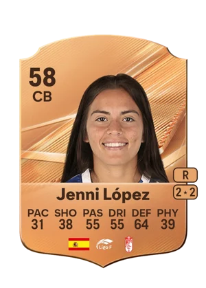 Jenni López - 58 - Rare EA FC 27 card