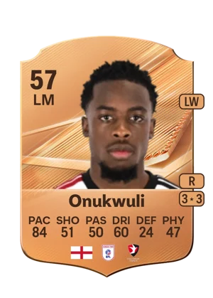 Onukwuli - 57 - Rare EA FC 27 card