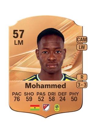 Mohammed - 57 - Rare EA FC 27 card