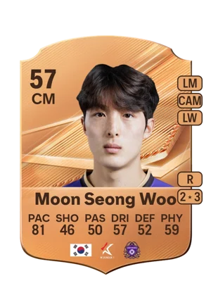 Moon Seong Woo - 57 - Rare EA FC 27 card