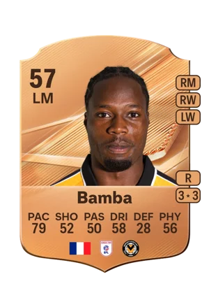 Bamba - 57 - Rare EA FC 27 card
