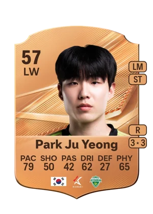 Park Ju Yeong - 57 - Rare EA FC 27 card