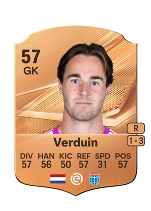 Verduin - 57 - Rare EA FC 27 card