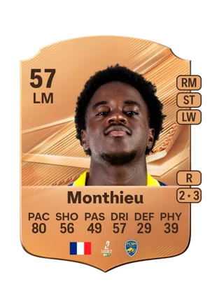 Monthieu - 57 - Rare EA FC 27 card