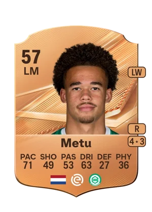 Metu - 57 - Rare EA FC 27 card