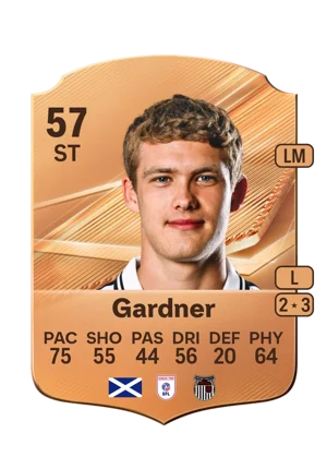 Gardner - 57 - Rare EA FC 27 card
