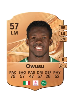 Owusu - 57 - Rare EA FC 27 card