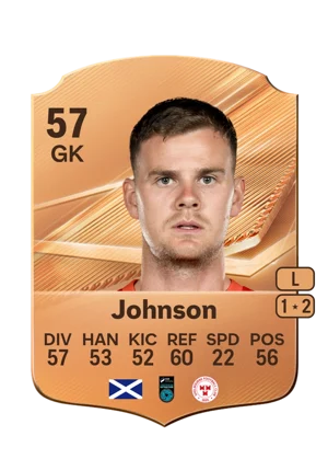 Johnson - 57 - Rare EA FC 27 card
