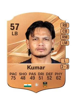 Kumar - 57 - Rare EA FC 27 card