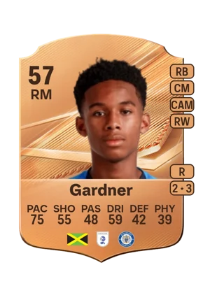 Gardner - 57 - Rare EA FC 27 card