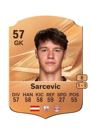 Sarcevic - 57 - Rare EA FC 27 card