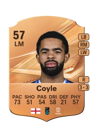Coyle - 57 - Rare EA FC 27 card