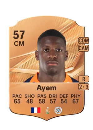 Ayem - 57 - Rare EA FC 27 card