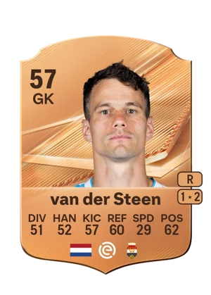van der Steen - 57 - Rare EA FC 27 card