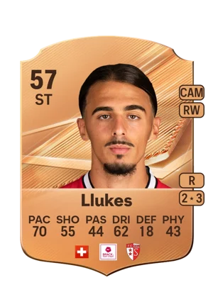 Llukes - 57 - Rare EA FC 27 card