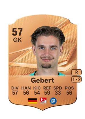 Gebert - 57 - Rare EA FC 27 card