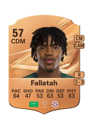 Fallatah - 57 - Rare EA FC 27 card