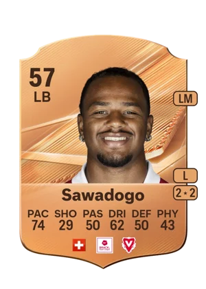 Sawadogo - 57 - Rare EA FC 27 card