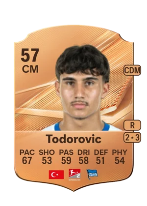 Todorovic - 57 - Rare EA FC 27 card
