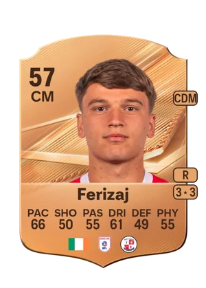 Ferizaj - 57 - Rare EA FC 27 card