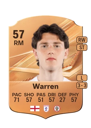 Warren - 57 - Rare EA FC 27 card