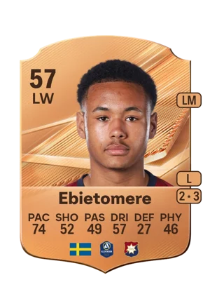 Ebietomere - 57 - Rare EA FC 27 card