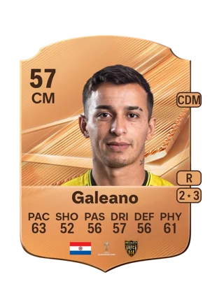 Galeano - 57 - Rare EA FC 27 card