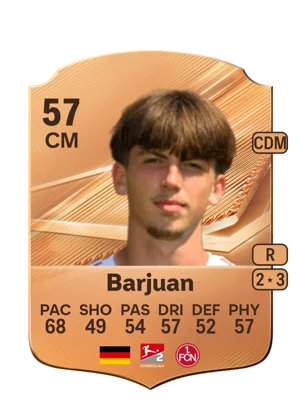 Barjuan - 57 - Rare EA FC 27 card