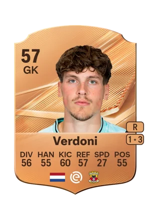 Verdoni - 57 - Rare EA FC 27 card