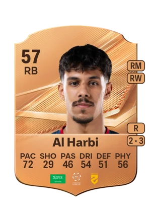 Al Harbi - 57 - Rare EA FC 27 card